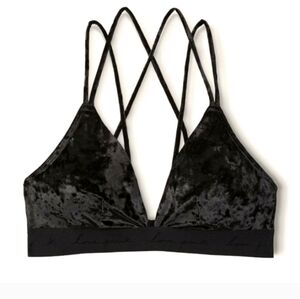 PINK Victoria's Secret Velvet Bralette Size Xlg
